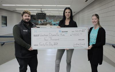 Keystone Centre and Limitless Events’ Family Fun Day Raises $4000 for Westman Dreams for Kids